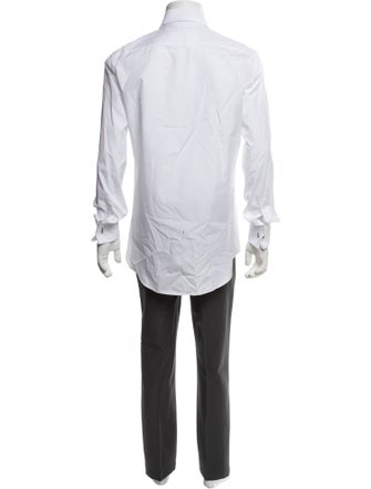 Suitsupply Striped Long Sleeve Tuxedo Shirt