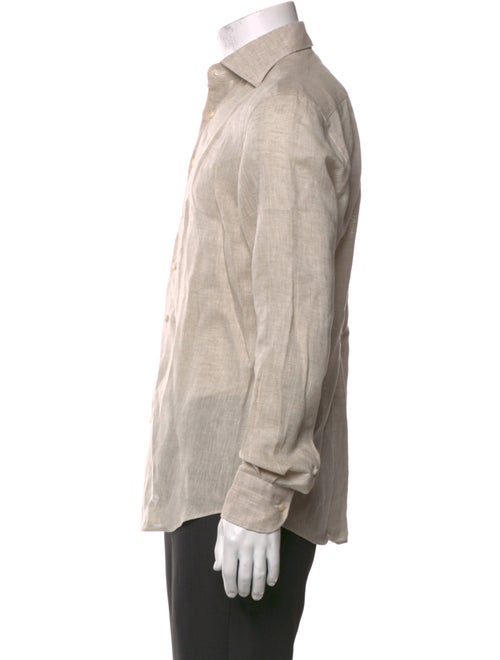 Suitsupply Linen Long Sleeve Shirt