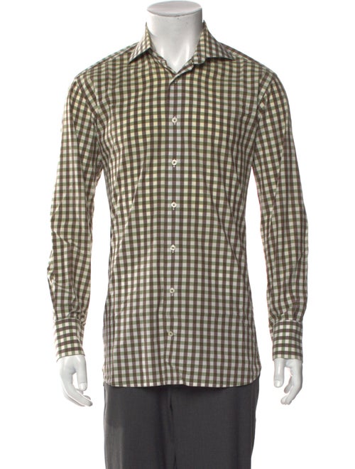 Suitsupply Plaid Print Long Sleeve Dress Shirt