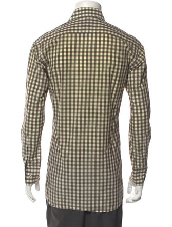 Suitsupply Plaid Print Long Sleeve Dress Shirt