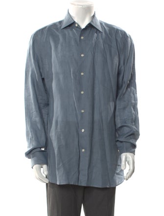 Suitsupply Linen Long Sleeve Shirt