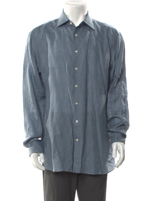Suitsupply Linen Long Sleeve Shirt