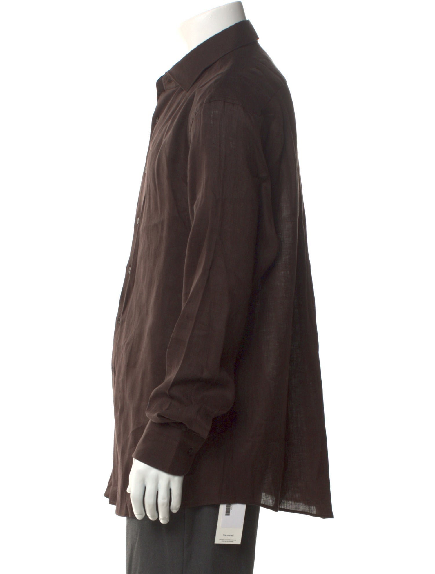 Suitsupply Linen Long Sleeve Shirt