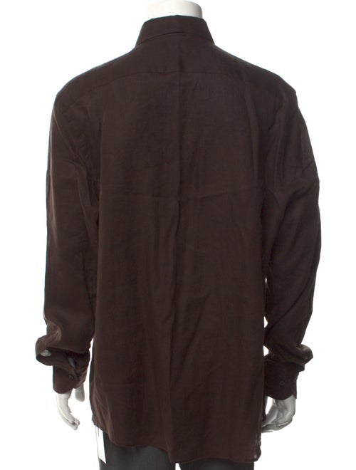 Suitsupply Linen Long Sleeve Shirt