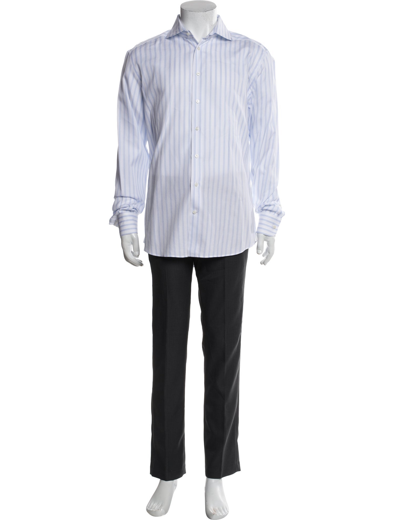 Suitsupply Striped Long Sleeve Dress Shirt
