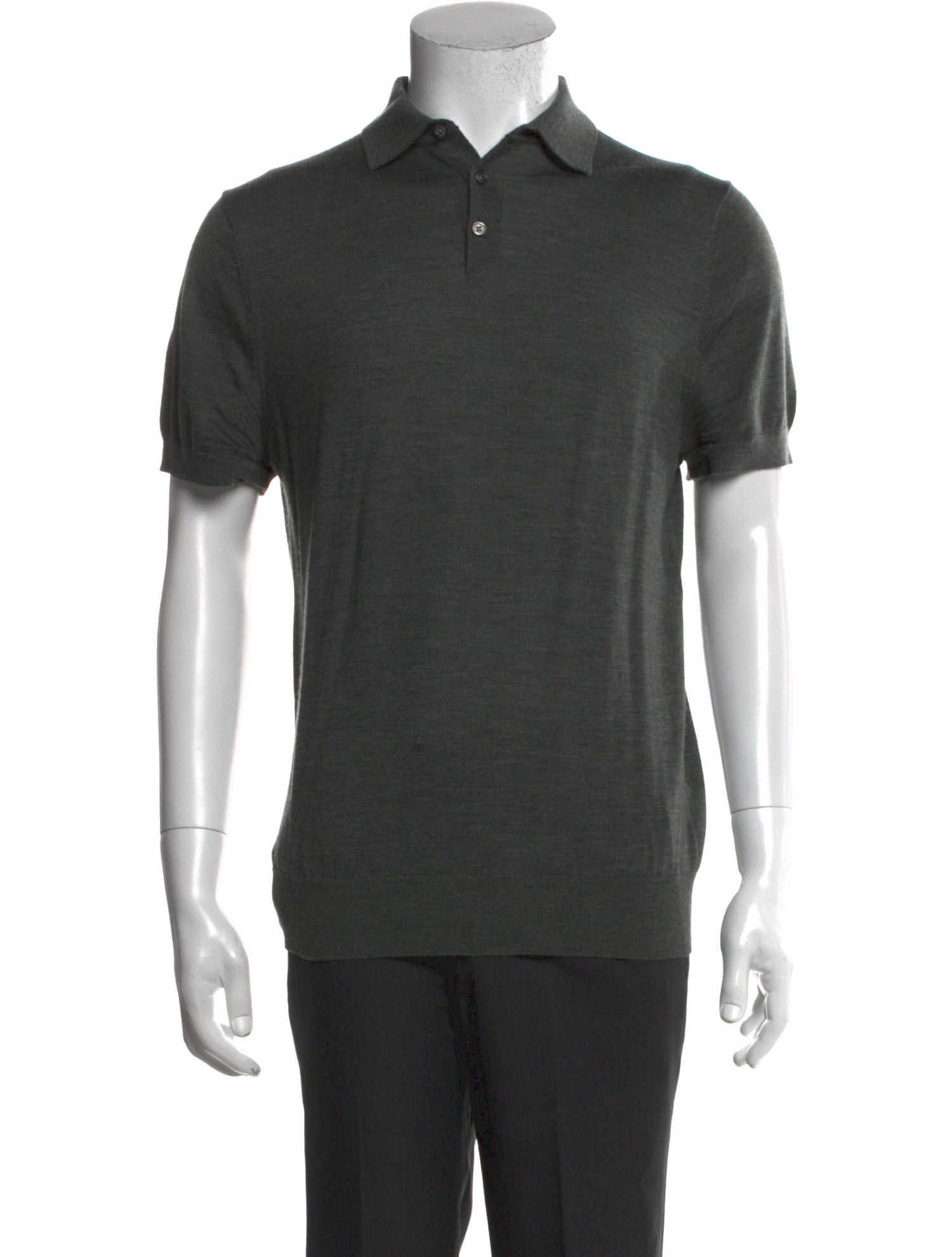 Suitsupply Merino Wool Collar Polo Shirt