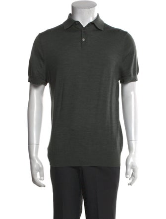 Suitsupply Merino Wool Collar Polo Shirt