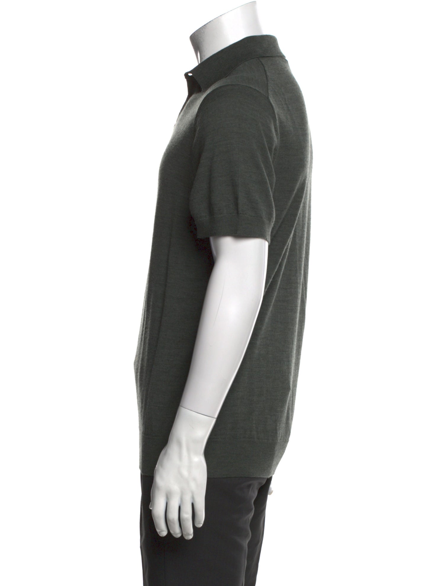 Suitsupply Merino Wool Collar Polo Shirt