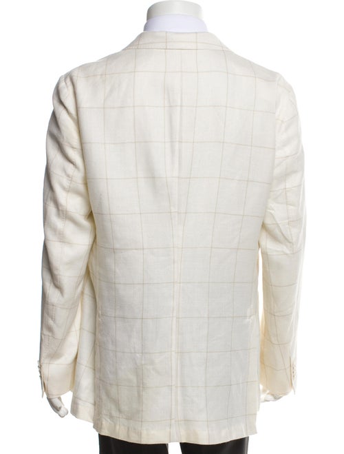 Suitsupply Wool Plaid Print Blazer