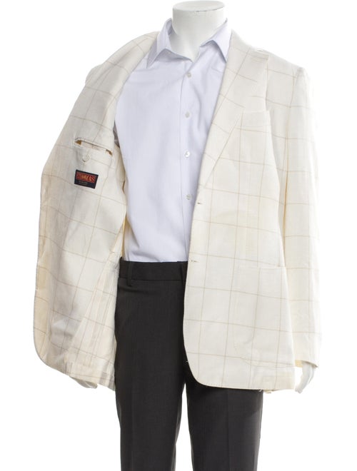 Suitsupply Wool Plaid Print Blazer