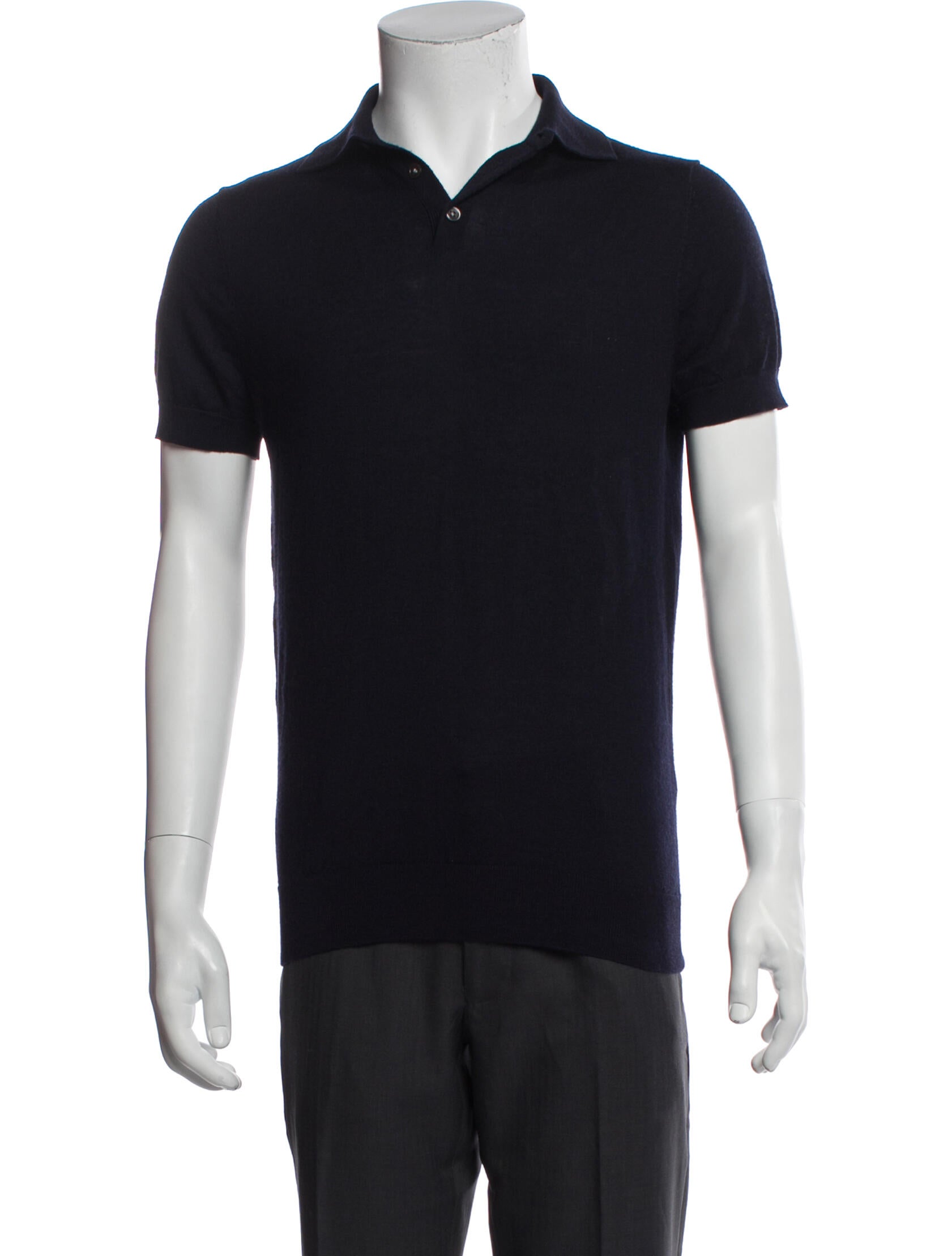 Suitsupply Merino Wool Collar Polo Shirt