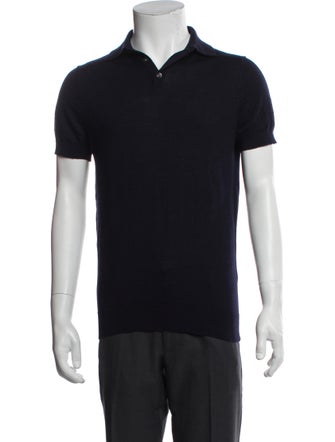 Suitsupply Merino Wool Collar Polo Shirt