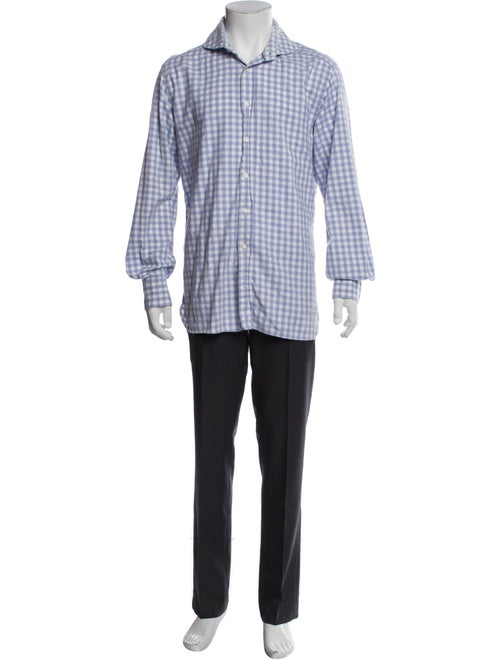 Suitsupply Plaid Print Long Sleeve Dress Shirt