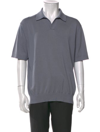 Suitsupply V-Neck Short Sleeve Polo Shirt