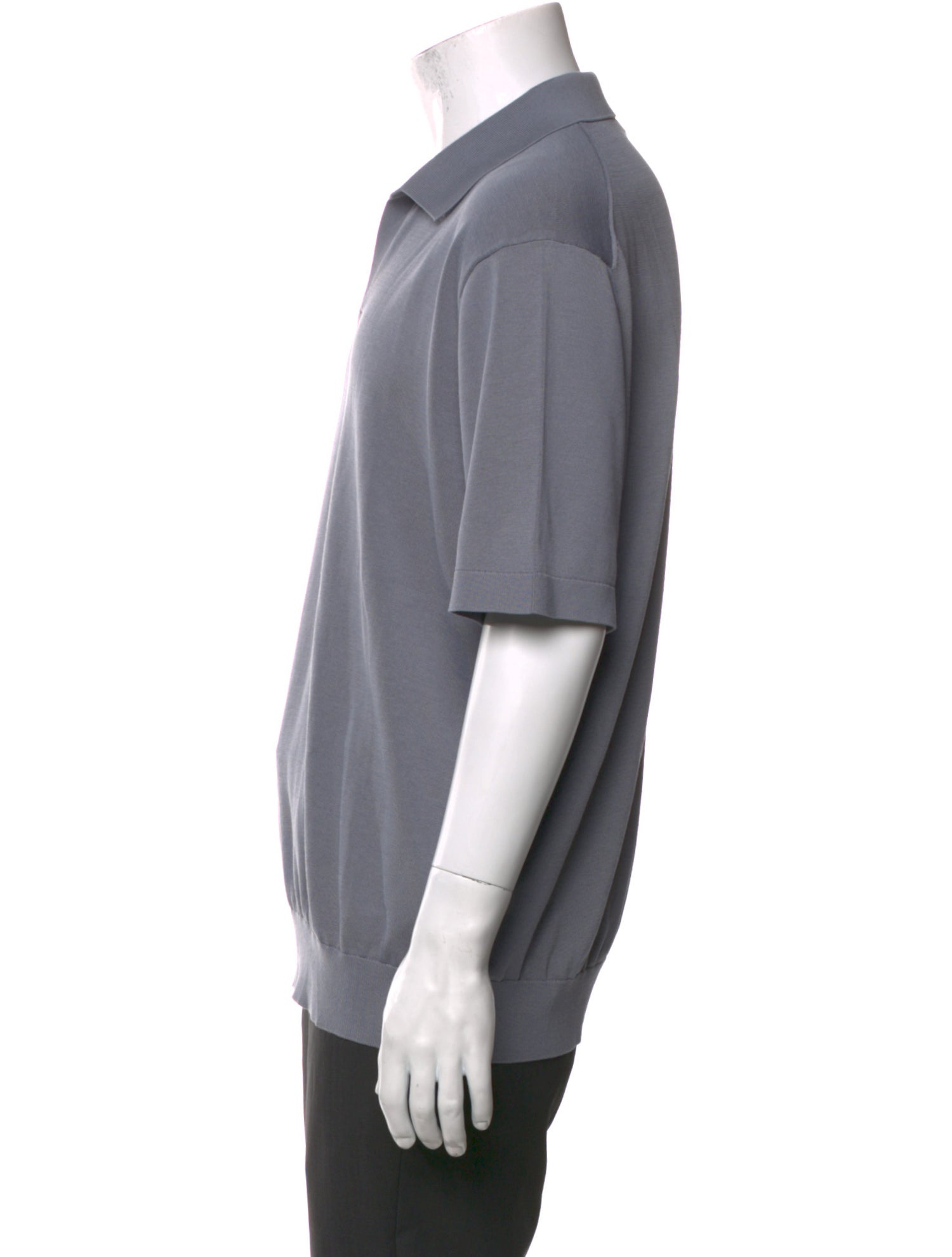 Suitsupply V-Neck Short Sleeve Polo Shirt