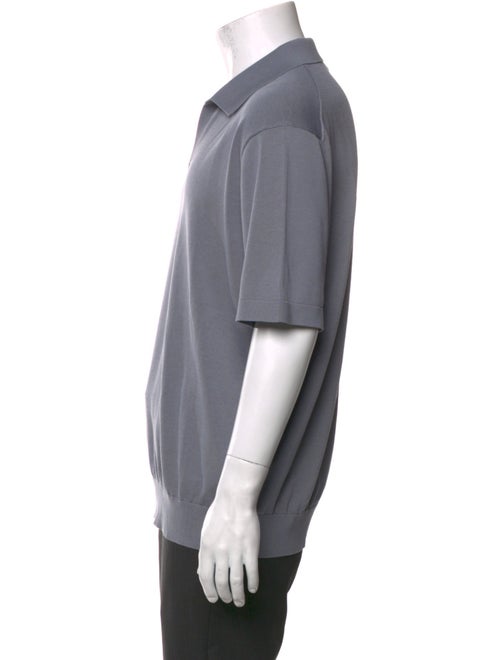 Suitsupply V-Neck Short Sleeve Polo Shirt