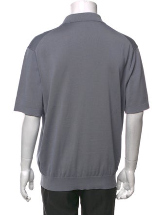 Suitsupply V-Neck Short Sleeve Polo Shirt