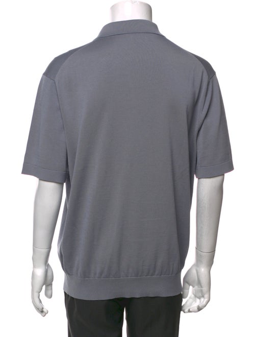 Suitsupply V-Neck Short Sleeve Polo Shirt