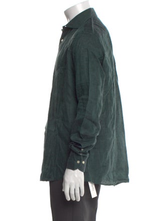 Suitsupply Linen Long Sleeve Dress Shirt