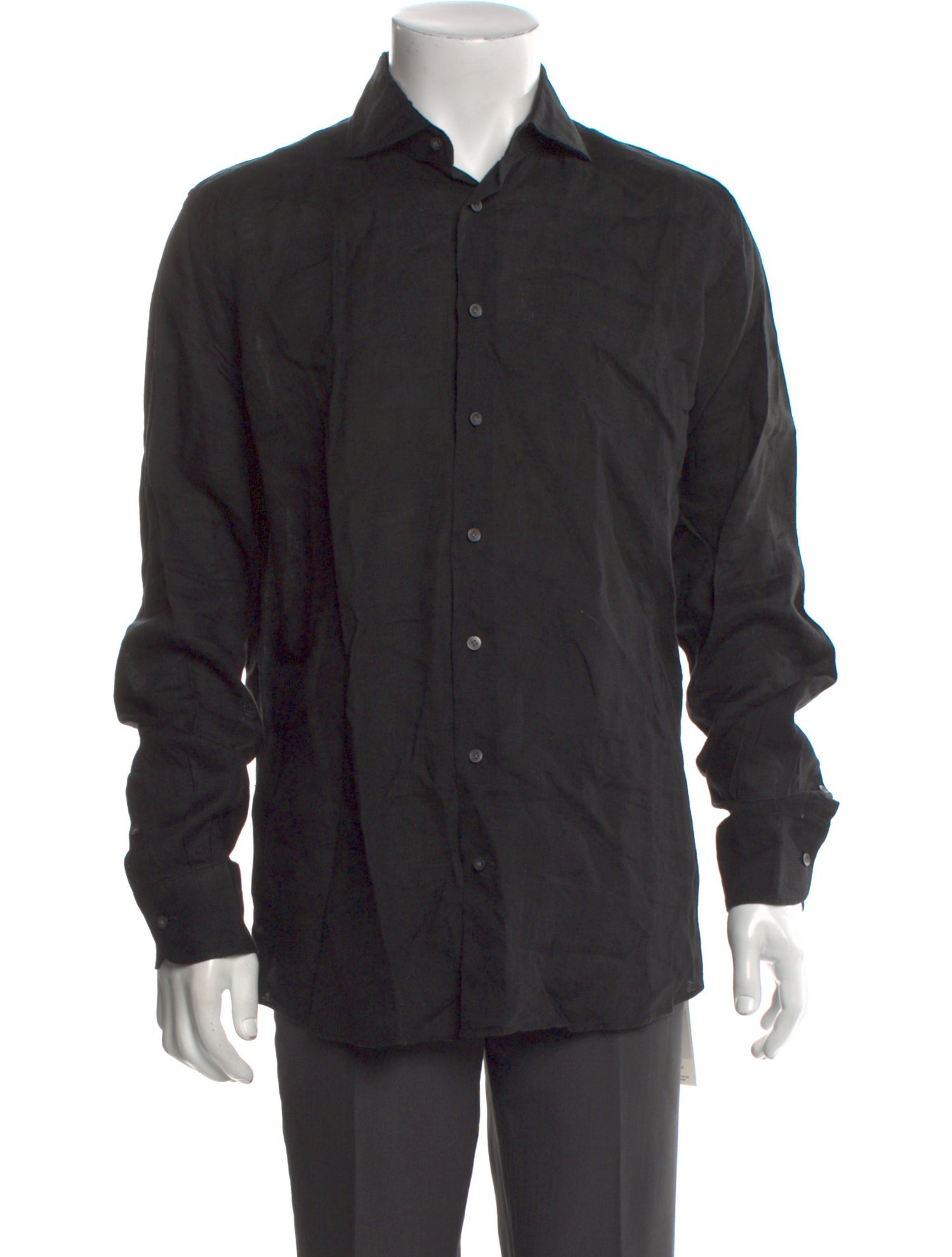 Suitsupply Linen Long Sleeve Shirt