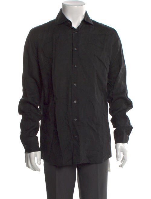 Suitsupply Linen Long Sleeve Shirt