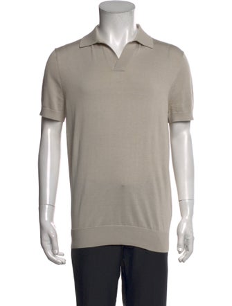 Suitsupply Crew Neck Short Sleeve Polo Shirt