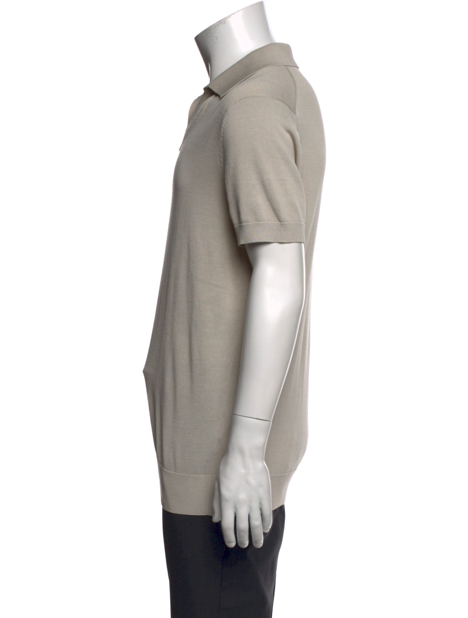 Suitsupply Crew Neck Short Sleeve Polo Shirt