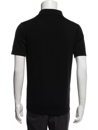 Suitsupply V-Neck Short Sleeve Polo Shirt