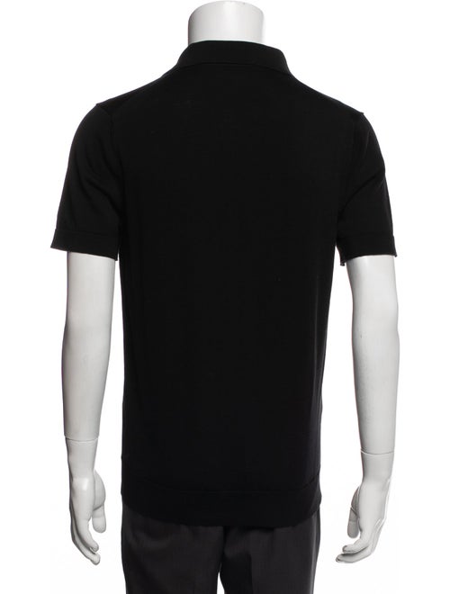 Suitsupply V-Neck Short Sleeve Polo Shirt