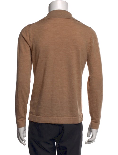 Suitsupply Merino Wool Mock Neck Cardigan