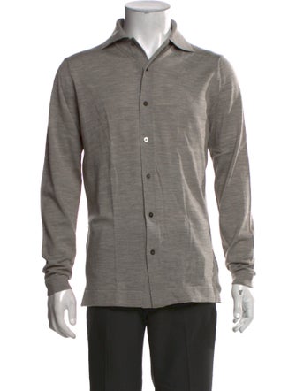 Suitsupply Merino Wool Mock Neck Cardigan
