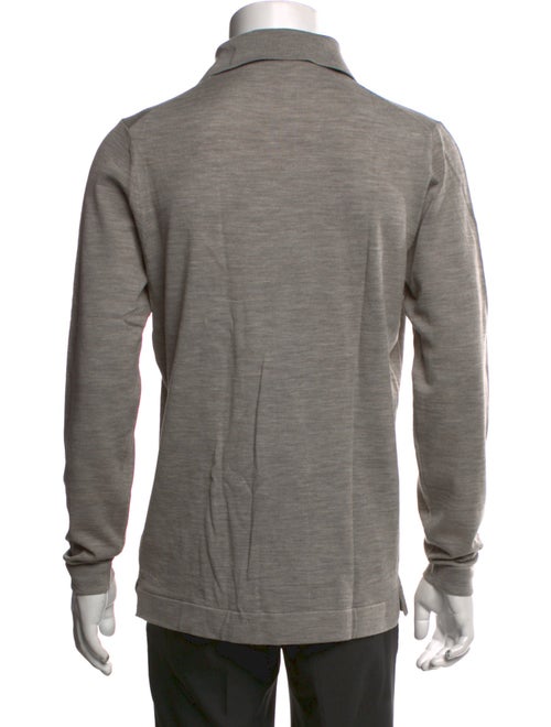 Suitsupply Merino Wool Mock Neck Cardigan