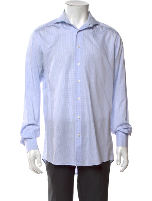 Suitsupply Plaid Print Long Sleeve Dress Shirt