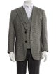 Suitsupply Wool Houndstooth Print Suit