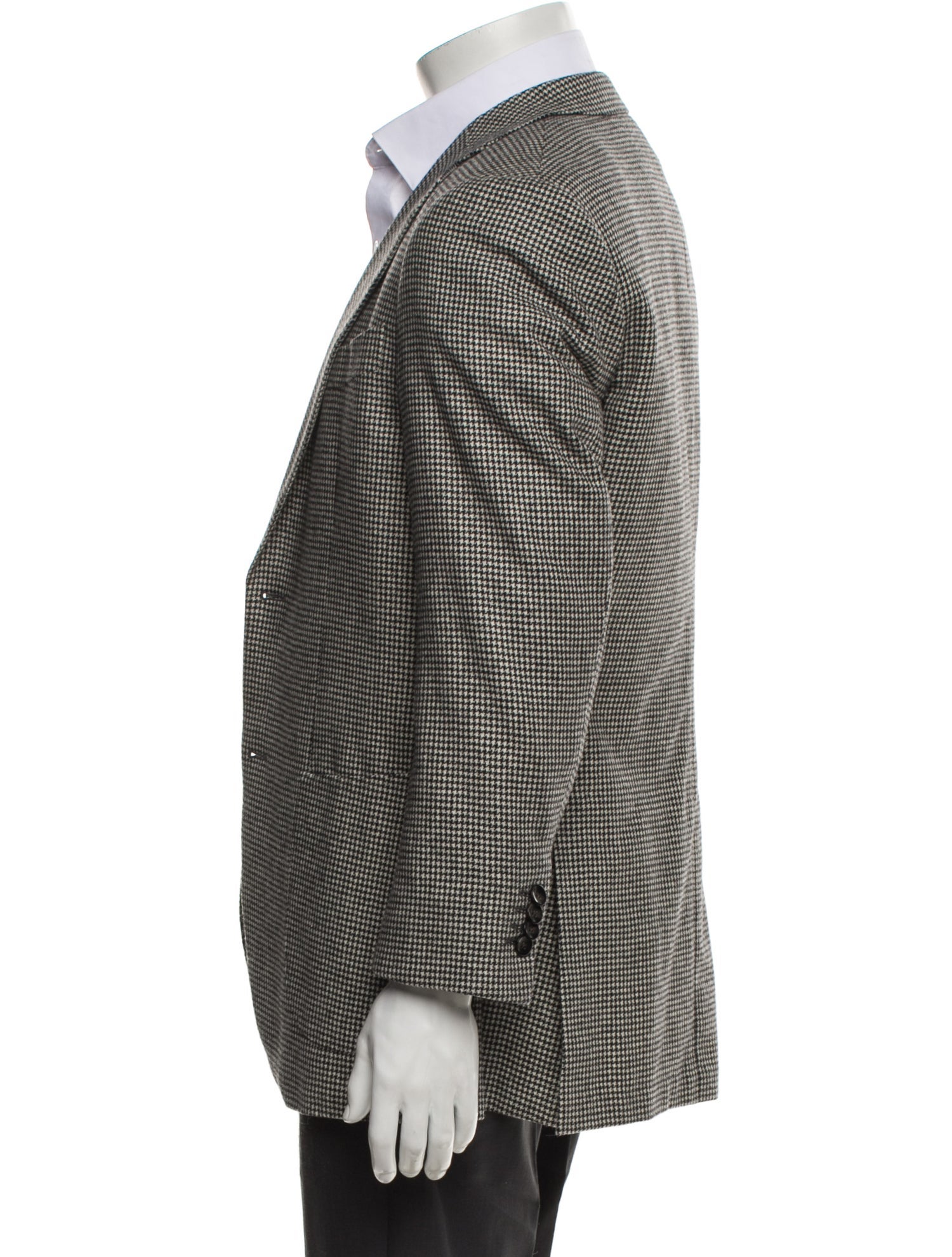 Suitsupply Wool Houndstooth Print Suit