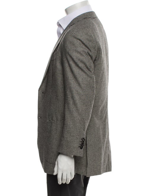 Suitsupply Wool Houndstooth Print Suit