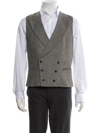 Suitsupply Wool Houndstooth Print Suit