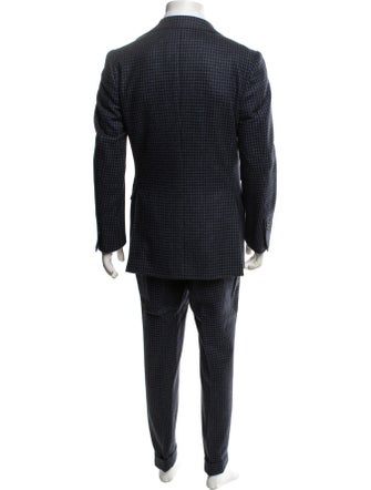 Suitsupply Wool Plaid Print Two-Piece Suit