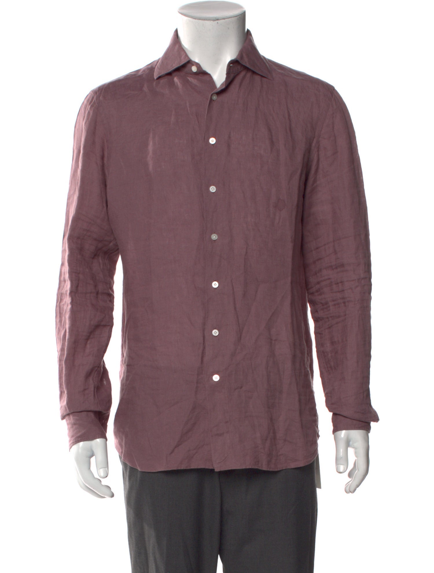 Suitsupply Linen Long Sleeve Shirt