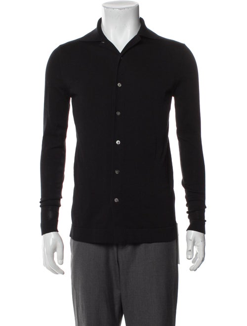 Suitsupply Collar Long Sleeve Cardigan