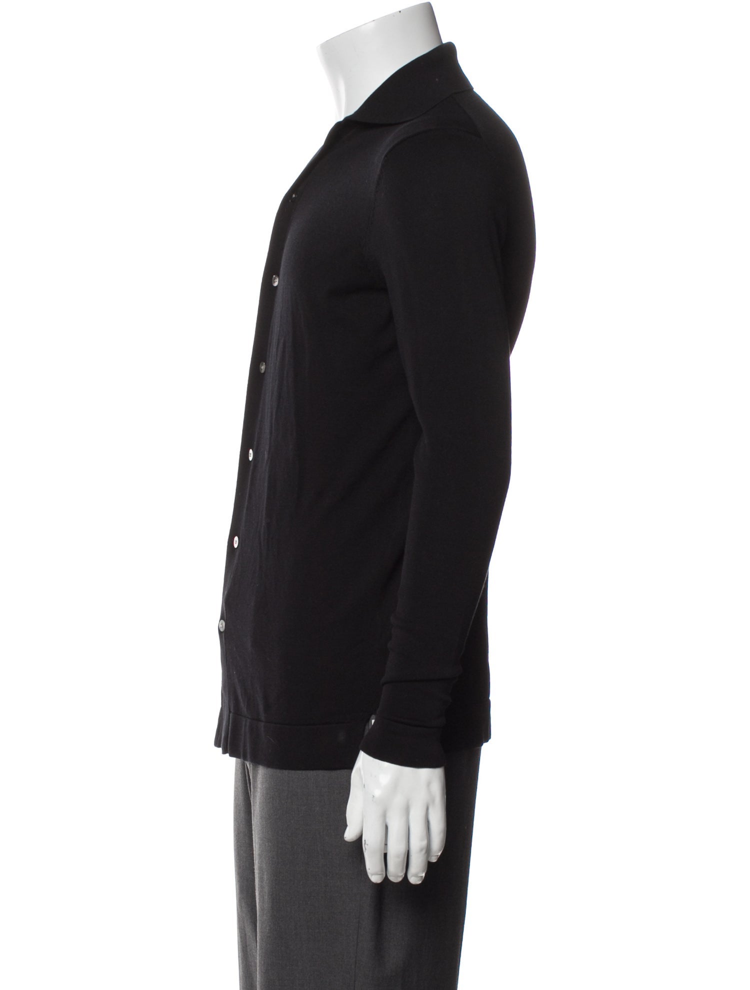 Suitsupply Collar Long Sleeve Cardigan