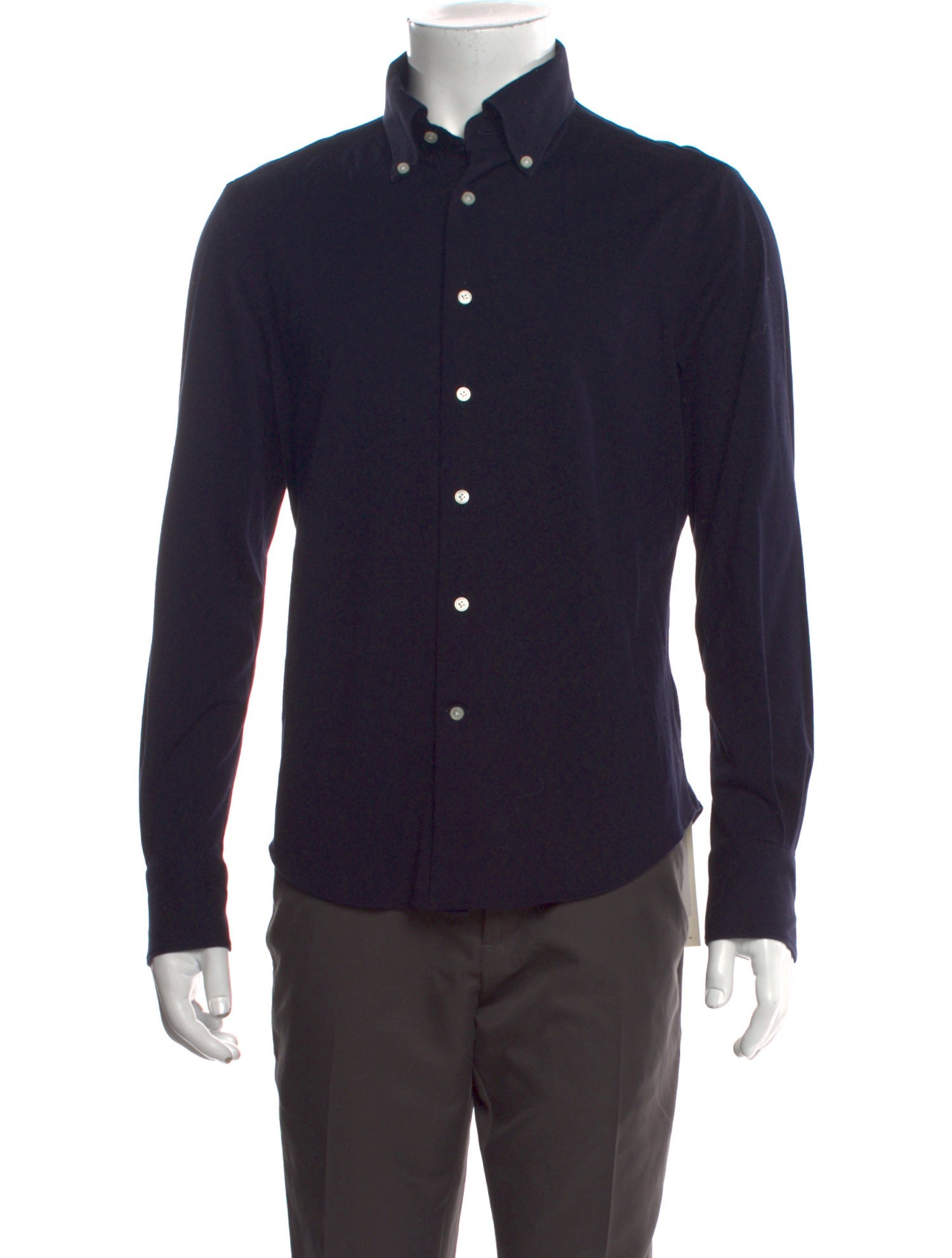 Suitsupply Collar Long Sleeve Polo Shirt