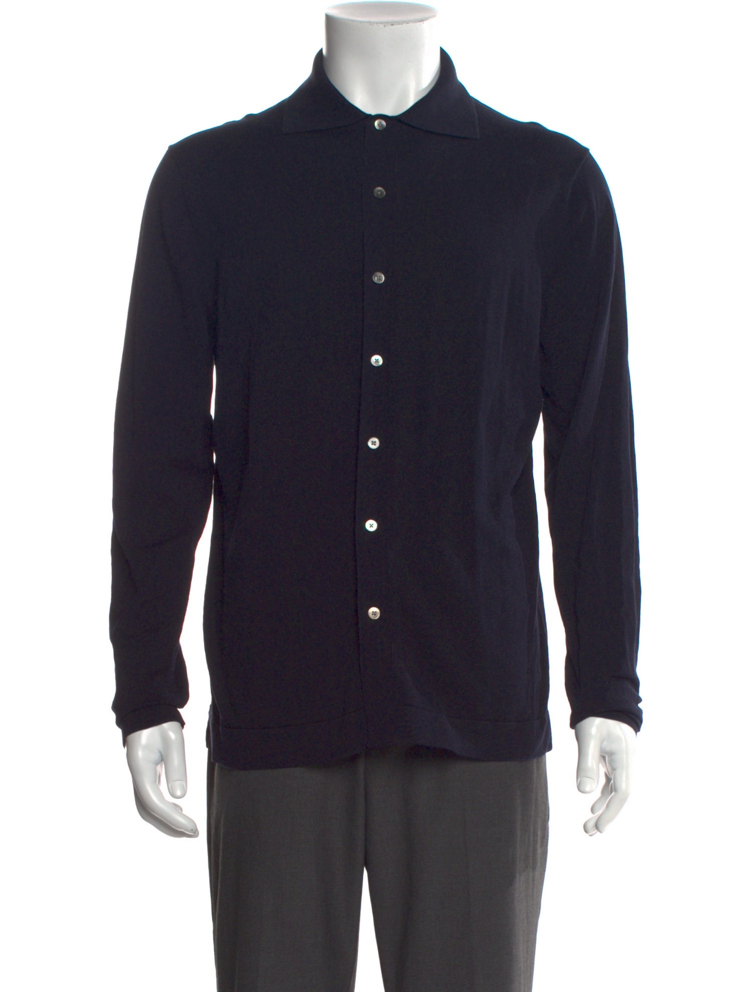 Suitsupply Mock Neck Long Sleeve Cardigan