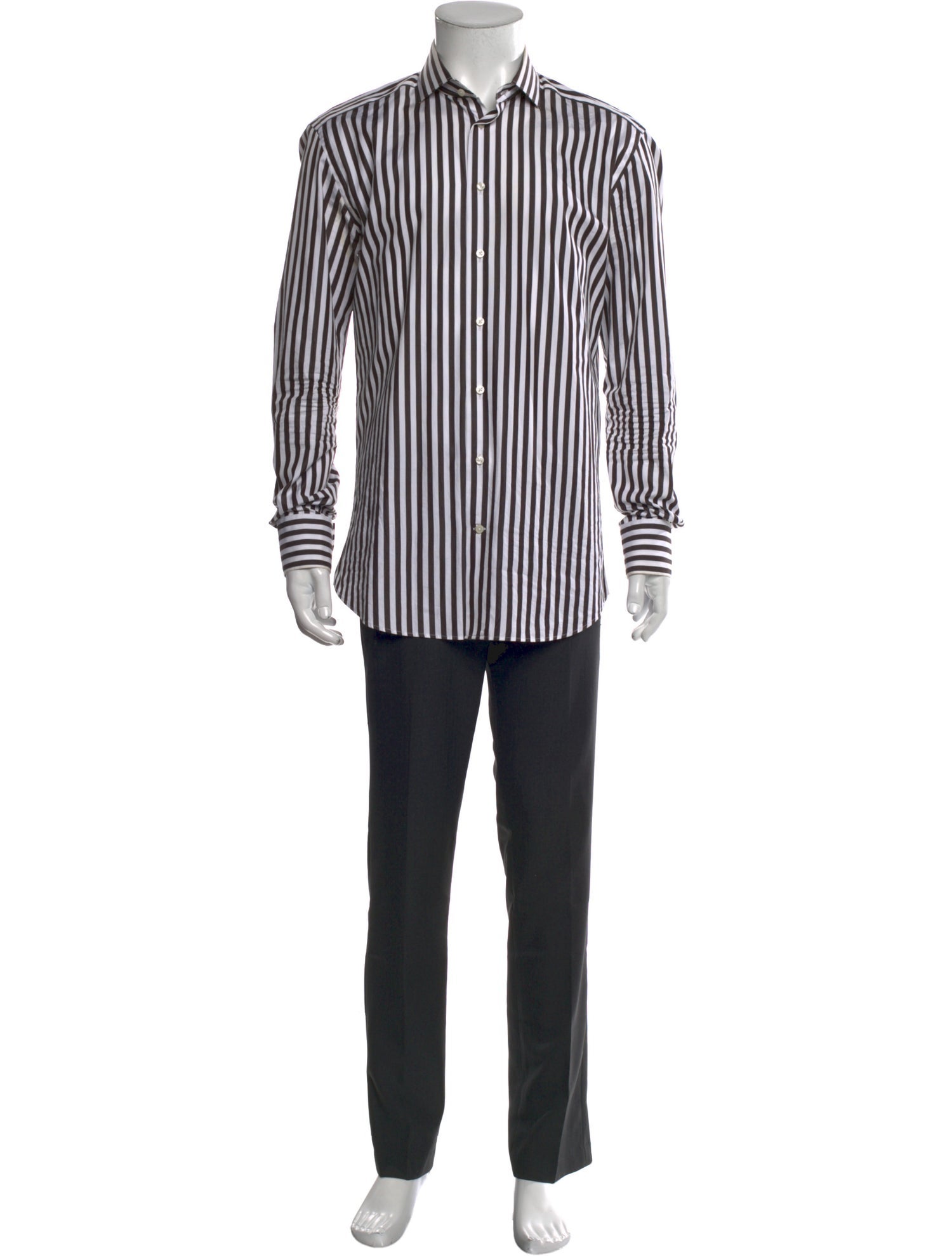 Suitsupply Striped Long Sleeve Dress Shirt