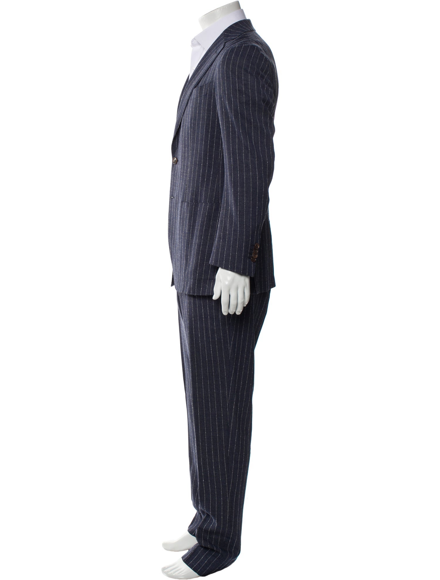 Suitsupply Wool Striped Two-Piece Blazer