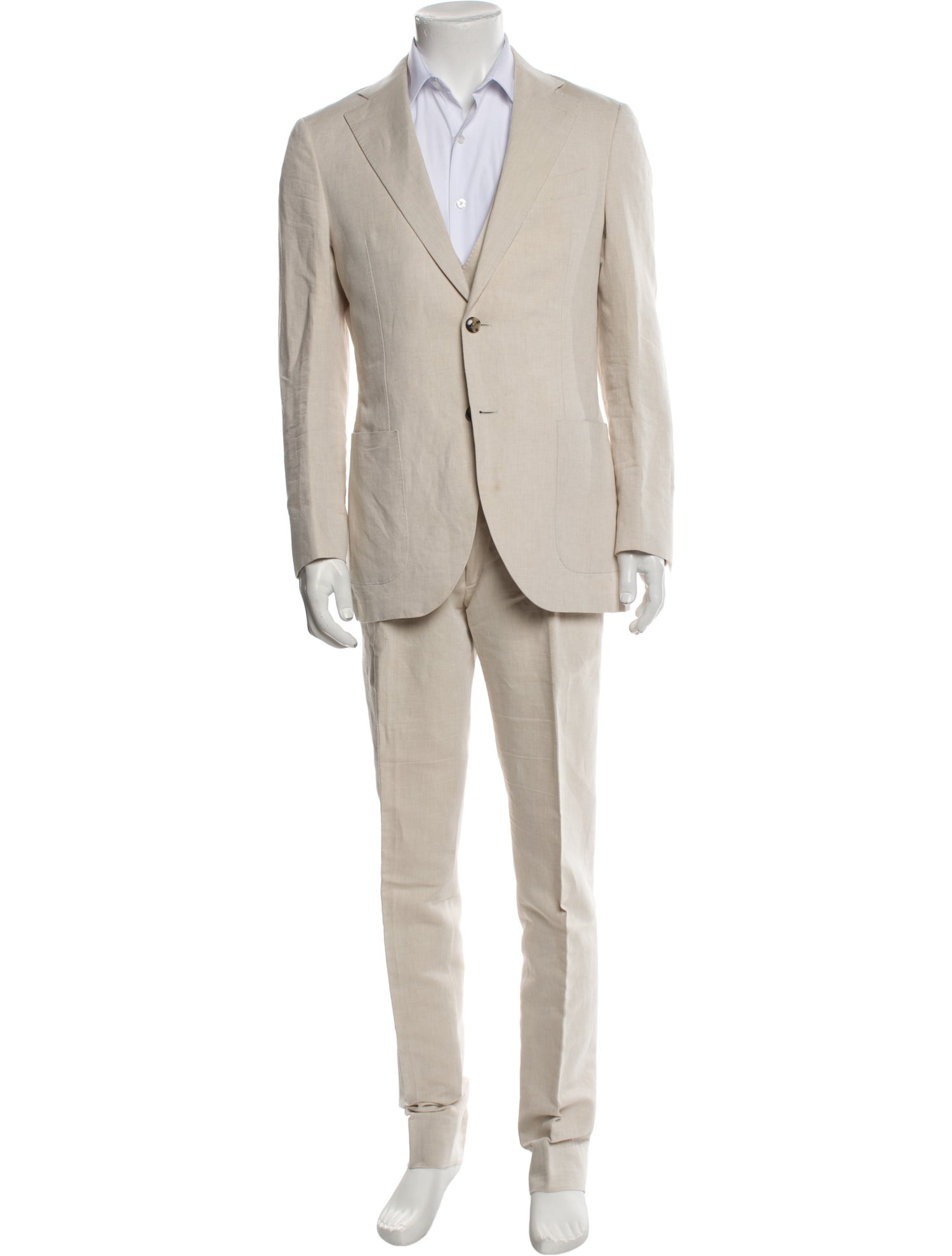 Suitsupply Linen Three-Piece Suit