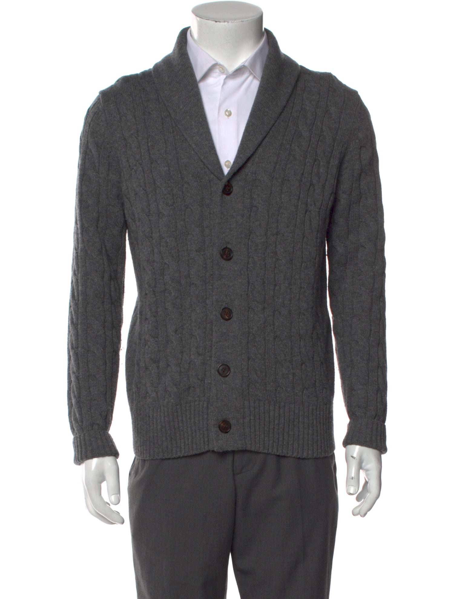 Suitsupply Wool V-Neck Cardigan