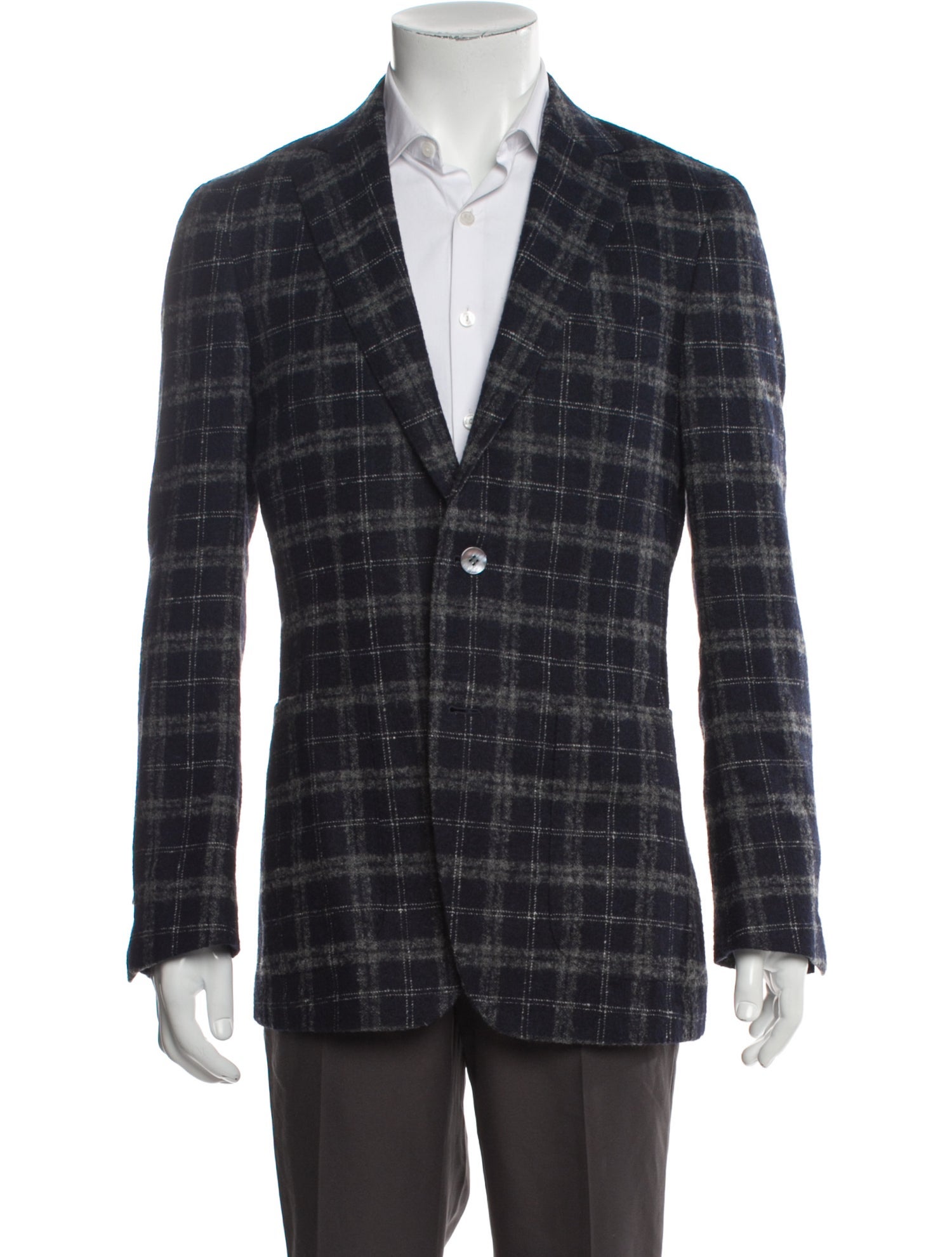Suitsupply Plaid Print Blazer