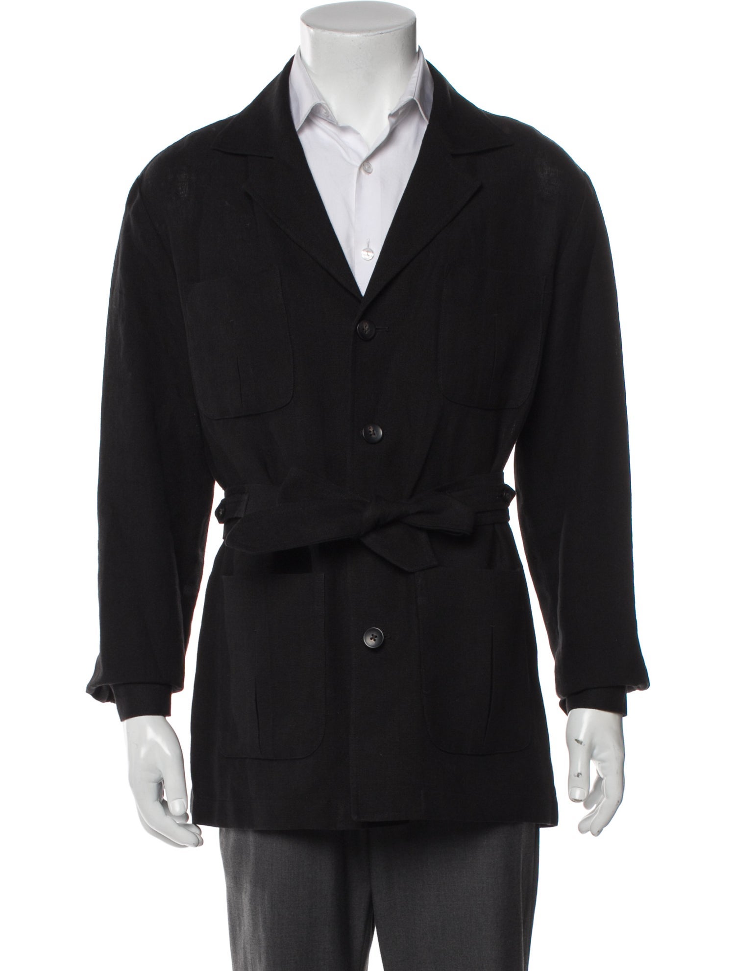 Suitsupply Linen Peacoat