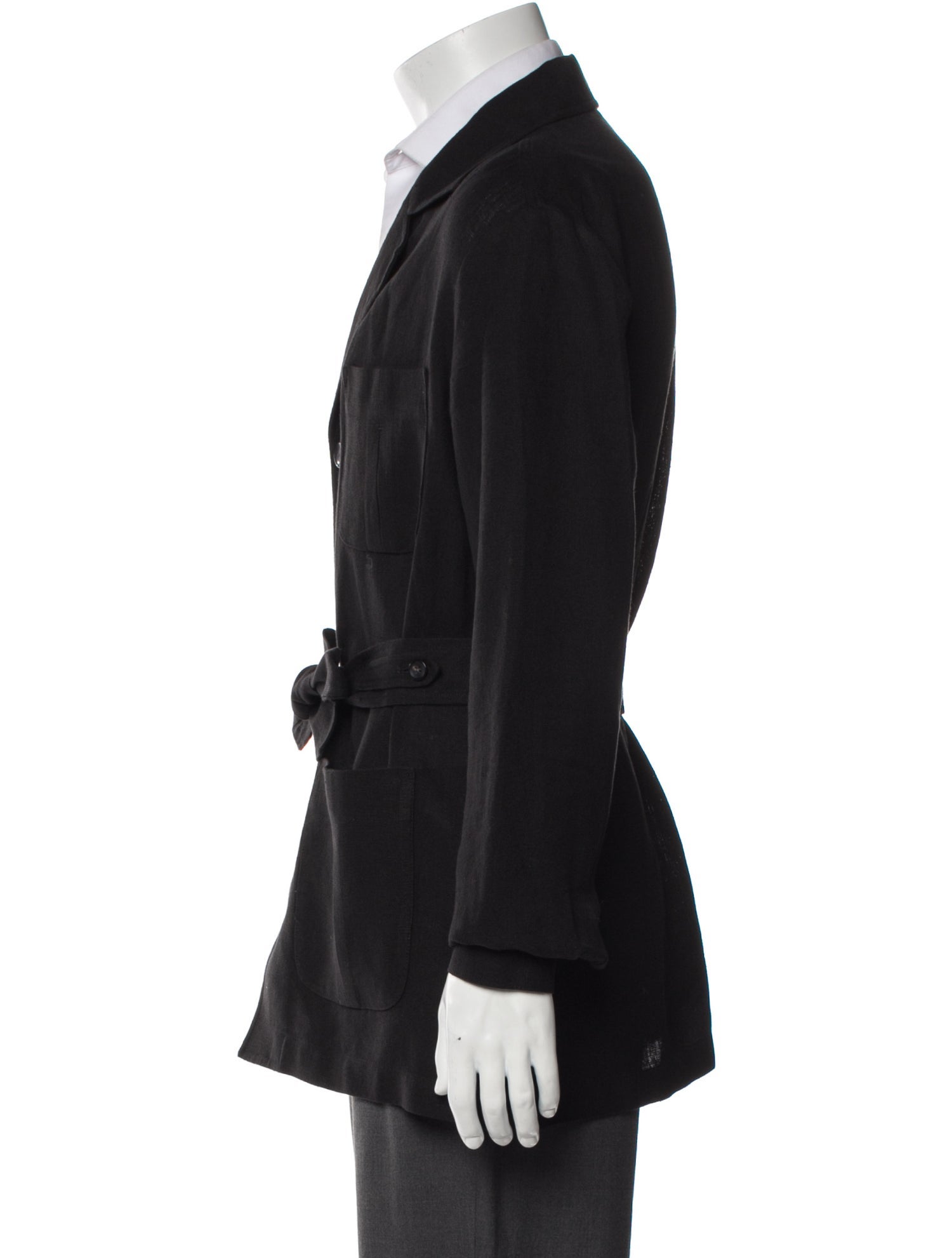 Suitsupply Linen Peacoat